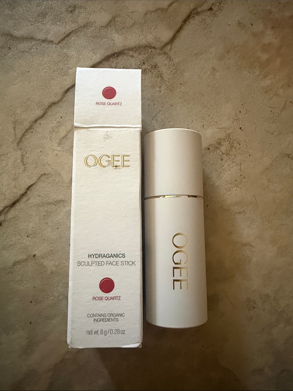 OGEE Hydraganics Sculpted Face Stick - Rose Quartz Cream